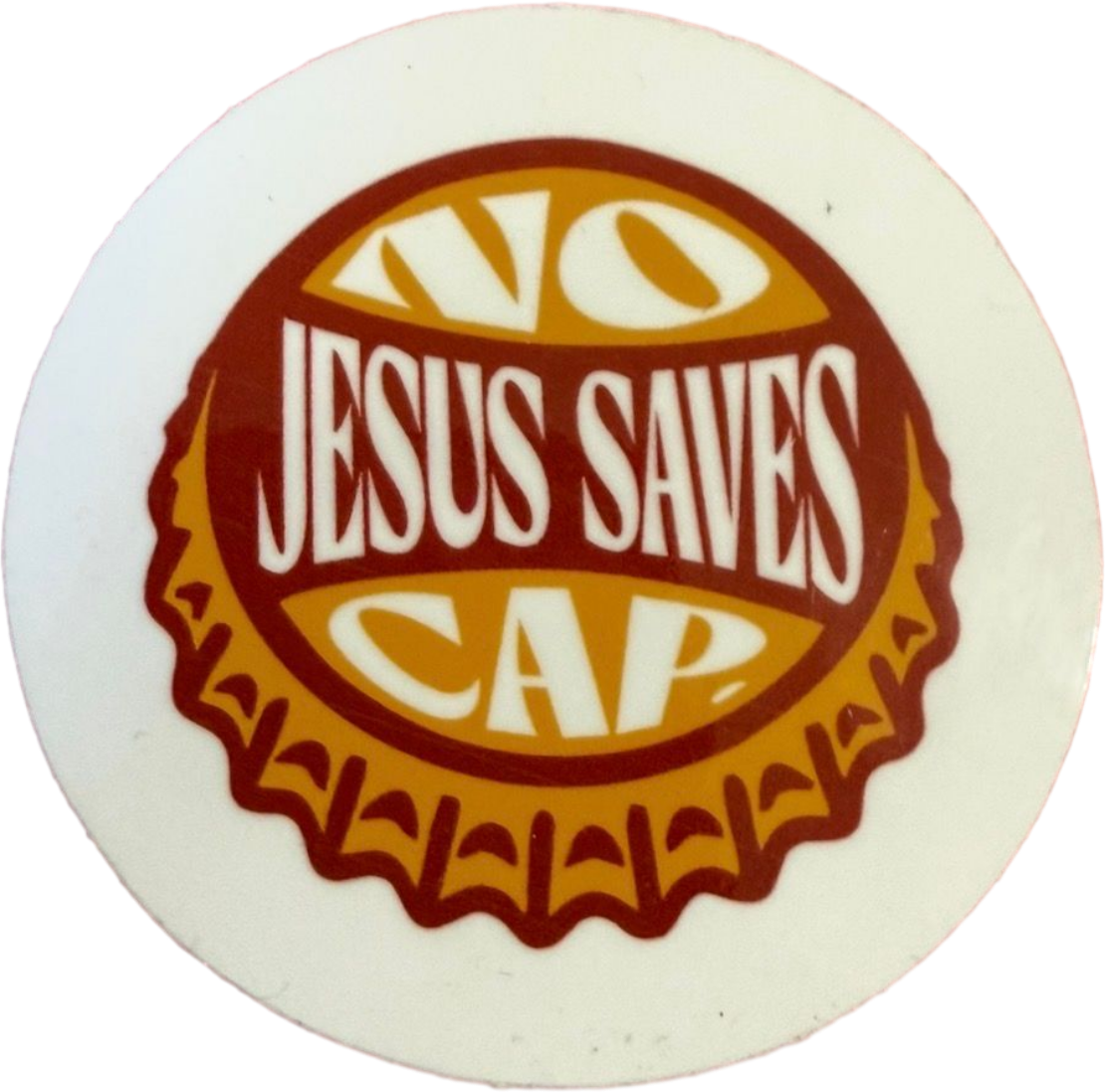 Jesus Saves - No Cap Sticker