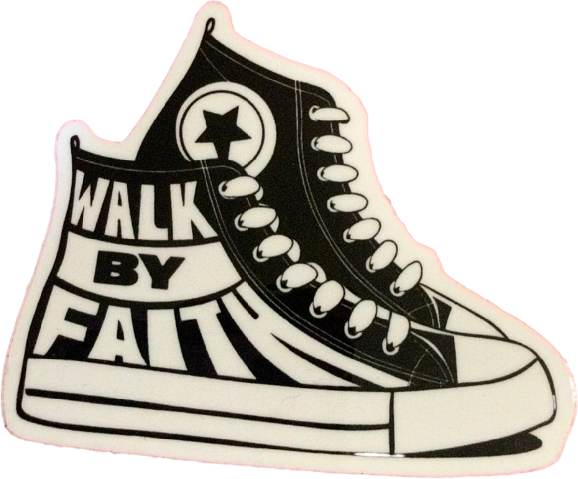 Walk by Faith Sticker
