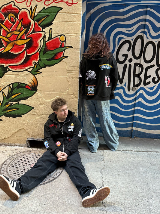 Jesus is King Zip-Up Hoodie