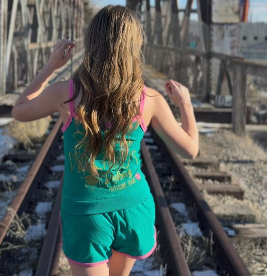 More than Rubies Dolphin Shorts and Tank