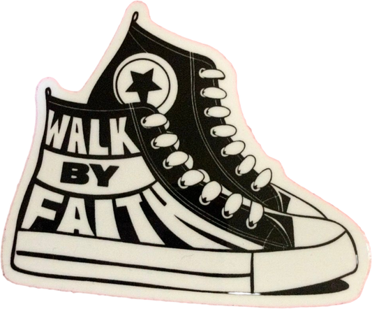 Walk by Faith Sticker
